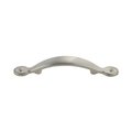 Crown 5-5/8" Cabinet Pull with 3" Center to Center Satin Nickel Finish CHP954SN